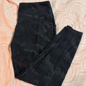 Black Camouflage Leggings